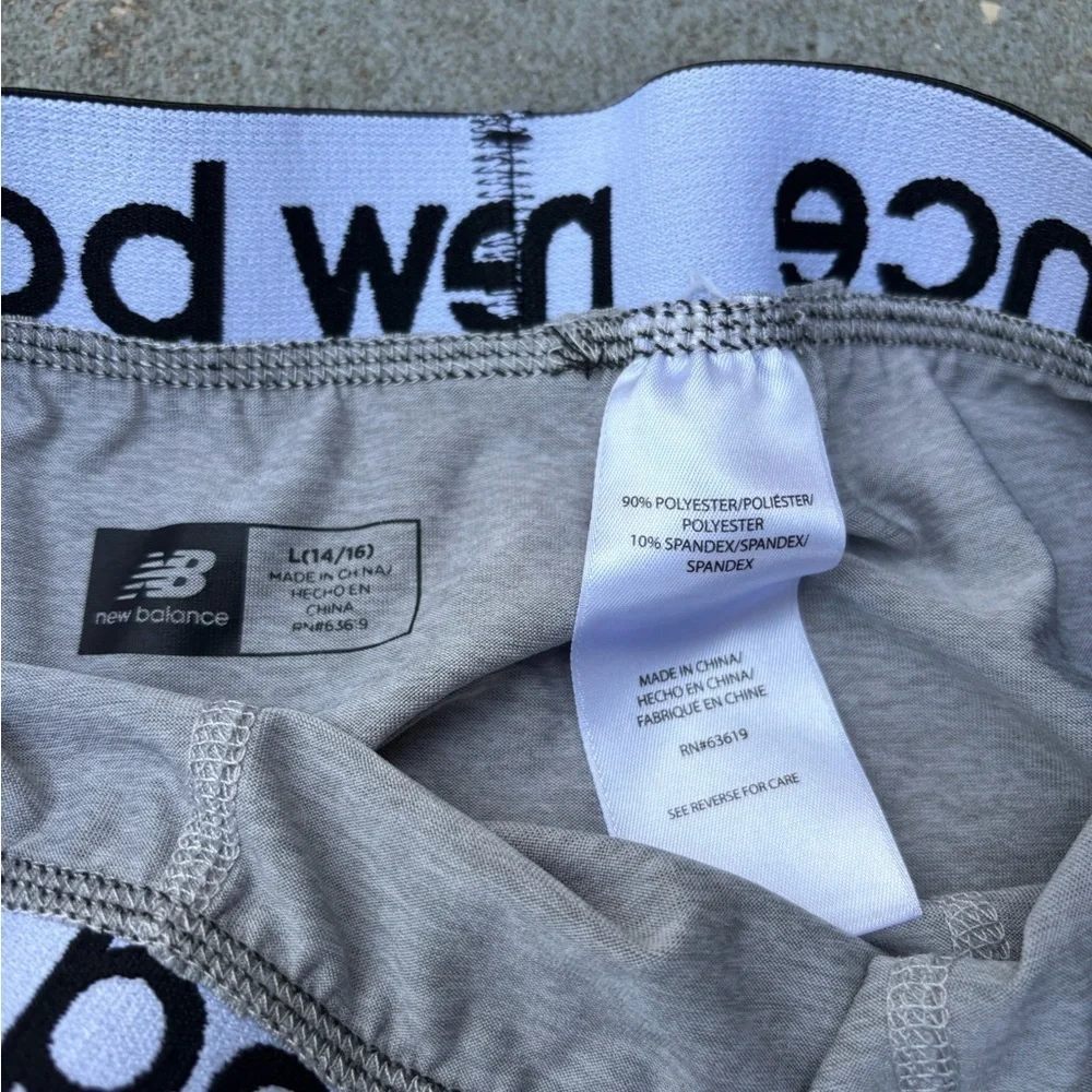 New Balance Kids Light Gray Leggings